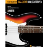 Hal Leonard Bass Guitar Manuscript Paper -