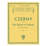 School of Velocity for the Piano, Op. 299 - Book 1 -