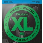 D'Addario EXL220S XL - Nickel Wound, Short Scale