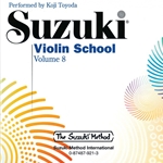 Suzuki Violin School, Volume 8 CD -