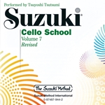 Suzuki Cello School, Volume 7 - CD Revised Edition -