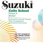 Suzuki Cello School, Volume 8 - CD Revised Edition -