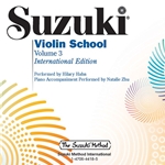 Suzuki Violin School, Volume 3 CD - International Edition -
