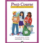 Alfred's Basic Piano Prep Course: Notespeller Book - D