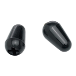 Strat Switch Tips Pair - Black