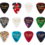 Fender 198-0351-8 351 Pick - 12 Pack Medium