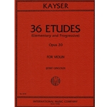 36 Etudes (Elementary and Progressive) Opus 20 -