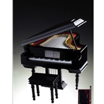 Music Box "Fur Elise" Black Grand Piano