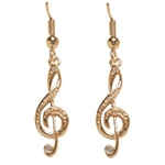 Treble Clef Earrings