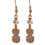 Broadway 202757G Violin Earrings