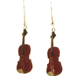 Violin Earrings