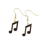 8th Note Dangle Earrings