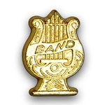 Gold Band Lyre Award Pin