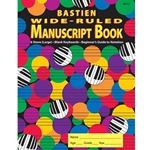 Bastien Wide Ruled Manuscript Book -