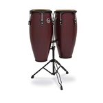 Latin Percussion LP646NY City Conga Set w/Stand 10" and 11"
