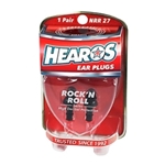 Hearos H309 Ear Plugs - Rock 'N Roll NRR 27db
