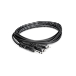 Hosa Y Cable - 1/4 in TS to Dual RCA - 6'