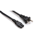 Hosa Power Cord - IEC C7 Non-Polorized to NEMA 1-15P - 8'