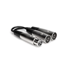 Hosa Y Cable - XLR3F to Dual XLR3M