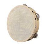 Cardinal Percussion CPTAMB8S05H Tambourine With Head 8"