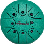 Amahi KLG6 Steel Tongue Drum w/ Bag and Mallets 6"