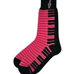 Women's Pink Keyboard Socks
