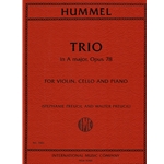 Trio in A major, Opus 78 -