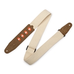 Levy's Leathers MC2PH Guitar Strap - Cotton w/Pick Holder 2" Wide