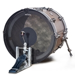 RTOM BLKHOL20 Mesh Bass Drum Head - Black Hole Practice System 20"