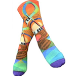 G Clef Piano Sublimation Socks