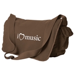 I Heart Music Messenger Bag