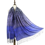 The Music Gifts Company PS102 Pashmina Scarf w/ Treble Clefs 72" x 27"