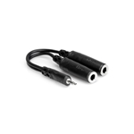 Hosa YMP-233 Y Cable - 3.5mm TRS to Dual 1/4" TRSF