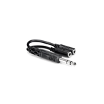 Hosa YMP-234 Y Cable - 1/4" TRS to Dual 3.5mm TRSF