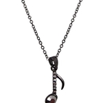 8th Note Pendant Necklace