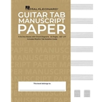 Standard Guitar Tablature Manuscript Paper -
