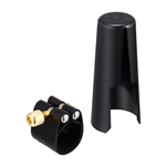 Rovner 1RVS Dark Ligature - Soprano Hard Rubber