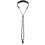 D'Andrea 1300BLK Classical Guitar Strap - Leather