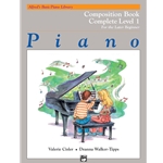Alfred's Basic Piano Library: Composition Book Complete - 1