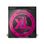 D'Addario ECB Electric Bass XL Chromes - Long Scale Custom Light - 40-100, Light - 45-100, Medium - 50-105