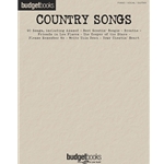 Budget Books Country Songs -