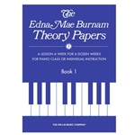 Edna Mae Burnam Theory Papers Book 1 - Early Elementary