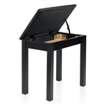 Frameworks Deluxe Wooden Keyboard & Piano Bench w/Storage Compartment