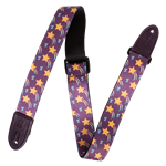 Levy's Leathers Kids Guitar Strap - Polyester with Leather Ends 1.5" Wide