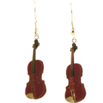 Violin Earrings