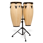 Latin Percussion LP646NYII City II Conga Set w/Stand 10" and 11"