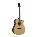 Yamaha TAG3C TransAcoustic Guitar w/Hard Bag Dreadnought
