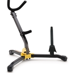 Hercules DS532BB Sax Stand w/ Flute/Clarinet Peg and Bag
