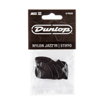 Dunlop 47P3S Jazz III Stiffo Picks - 6 Pack