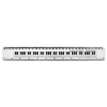 Clear and Black Keyboard 12in Ruler